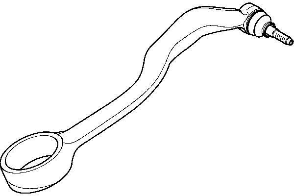 SSW1110.01 Open Parts braço oscilante superior direito de suspensão dianteira