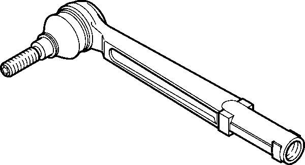 Ponta externa da barra de direção JTE760 TRW