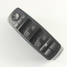 Unidade de botões dianteira esquerda de controlo de elevador de vidro para Mercedes ML/GLE (W164)