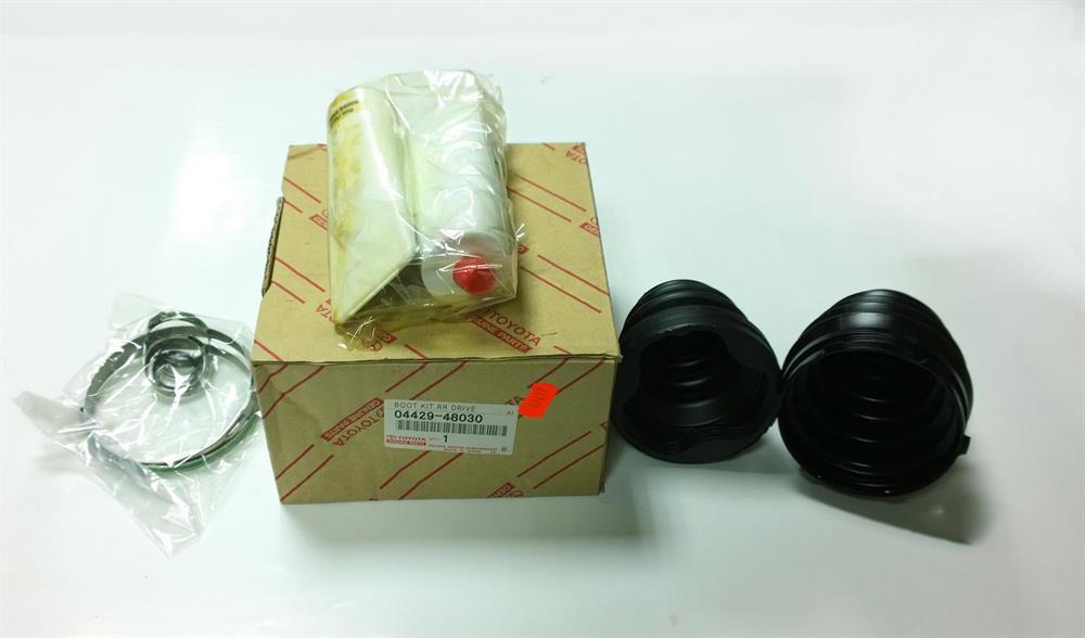 Botas de proteção de Juntas homocinéticas do semieixo traseiro, kit para Toyota Highlander 