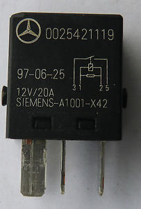 A0025421119 Mercedes relê de ventilador