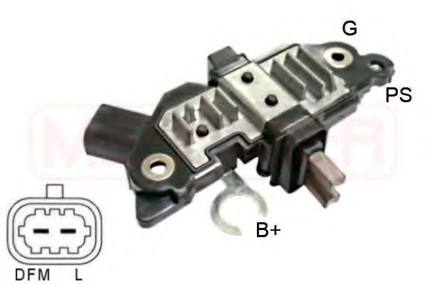 F00M145228 Bosch relê-regulador do gerador (relê de carregamento)