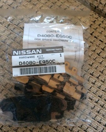 D40809N00B Nissan chapa anti-ruído de fixação de sapata do freio traseira