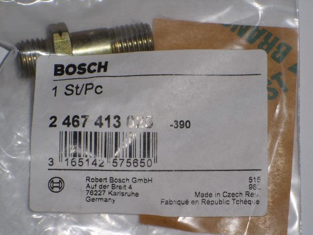 2467413025 Bosch válvula de derivação de combustível (parafuso banjo)