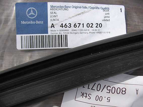 Compactador de pára-brisas para Mercedes G (W463)