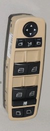 A25183003908K67 Mercedes unidade de botões dianteira esquerda de controlo de elevador de vidro