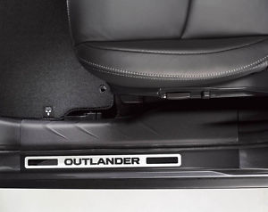 Placa sobreposta interna de acesso na porta, kit de 4 un. para Mitsubishi Outlander (CWW)
