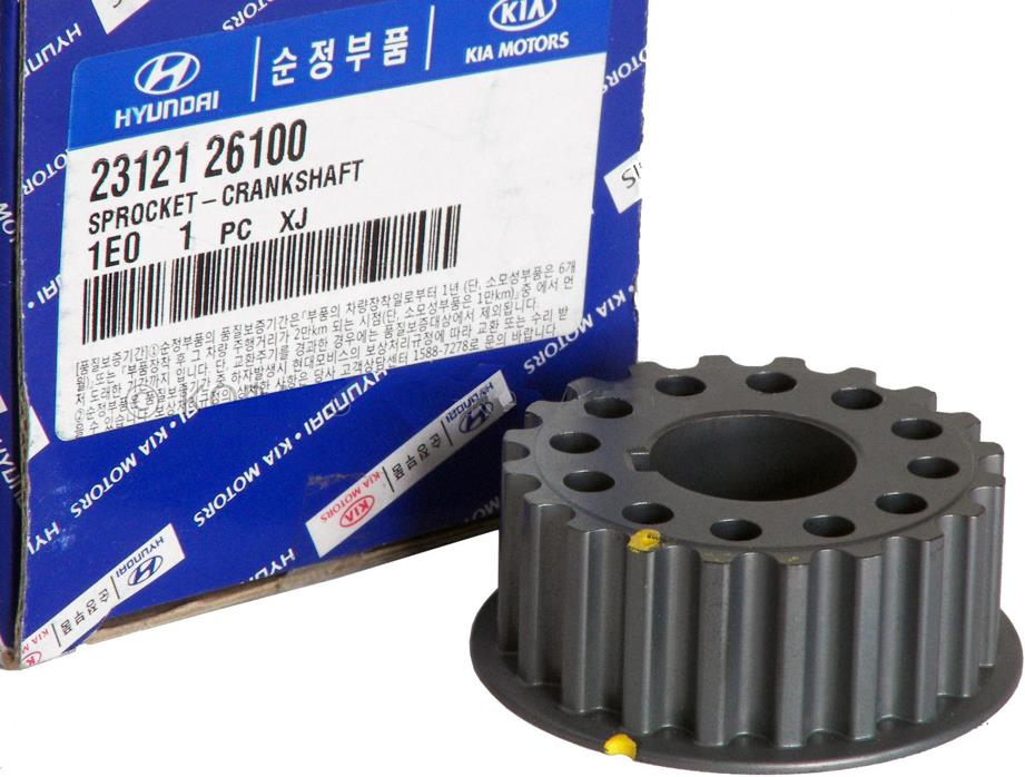 2312126100 Hyundai/Kia engrenagem de cadeia da roda dentada de acionamento de cambota de motor