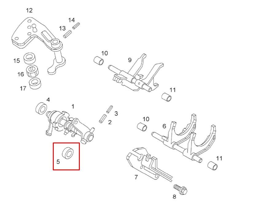 Втулка рычага кпп Opel 4403790 цена, от 30.67 USD