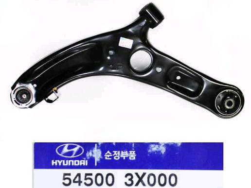 545003X700 Hyundai/Kia braço oscilante inferior esquerdo de suspensão dianteira