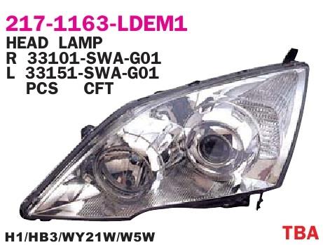 Левая фара FP3010R3T TYC