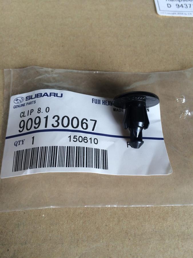 909130067 Subaru cápsula (prendedor de isolador térmico da capota)