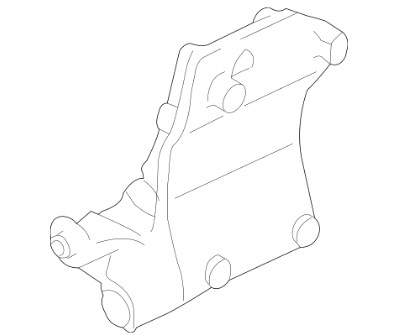 Кронштейн компрессора кондиционера на Subaru Tribeca B9 