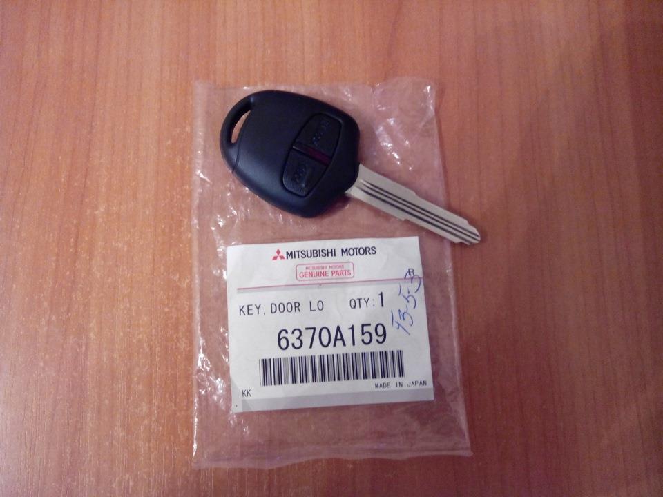 Ключ-заготовка на Mitsubishi Outlander GF, GG