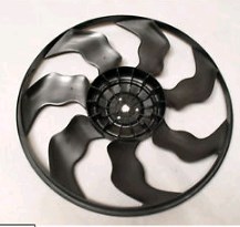 Ventilador (roda de aletas) do radiador de esfriamento para Hyundai Azera (11)