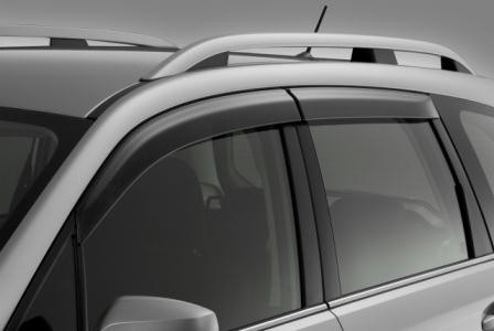 Дефлектор окон на стекло двери, комплект 2 шт на Subaru Forester S13, SJ