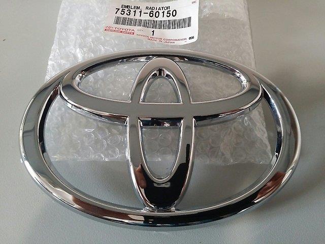 7531160150 Toyota эмблема решетки радиатора