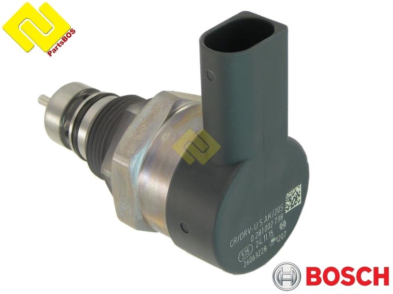 281002738 Bosch regulador de pressão de combustível na régua de injectores