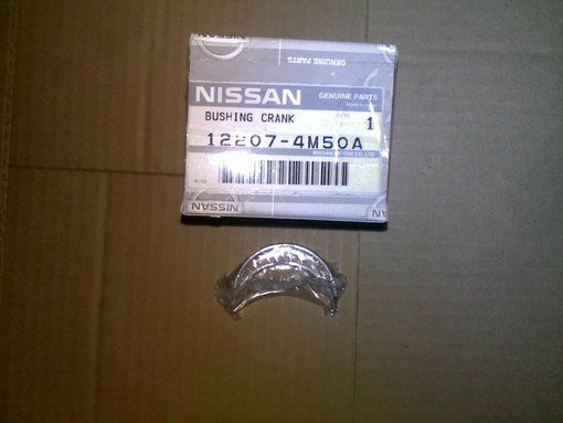 122079F614 Nissan вкладыши коленвала коренные, комплект, стандарт (std)