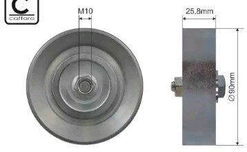 Ролик паразитный Toyota 8844012250