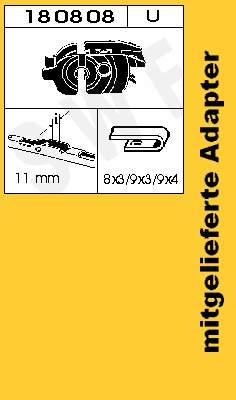 1526411 DAF limpa-pára-brisas do pára-brisas de condutor