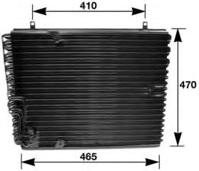 Radiador de aparelho de ar condicionado para BMW 7 (E32)