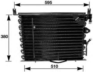 300284 ACR radiador de aparelho de ar condicionado