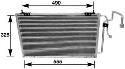 Radiador de aparelho de ar condicionado 300447 ACR