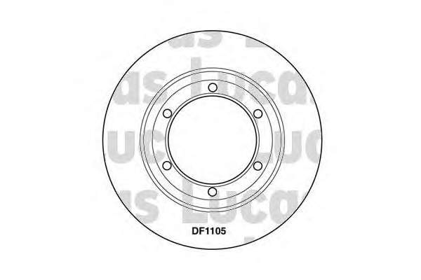 Disco do freio traseiro 5426184 Fiat/Alfa/Lancia