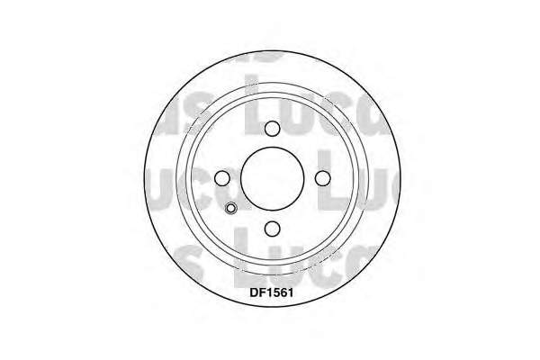 BG2202 Delphi disco do freio traseiro