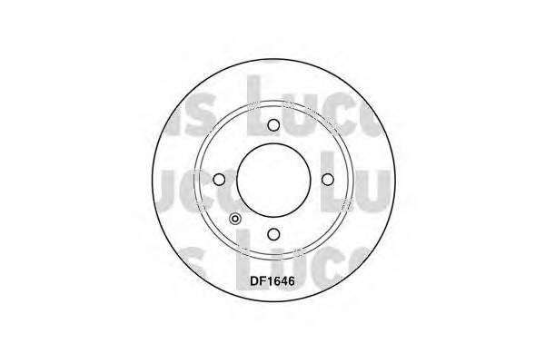 BDR1158.20 Open Parts disco do freio dianteiro