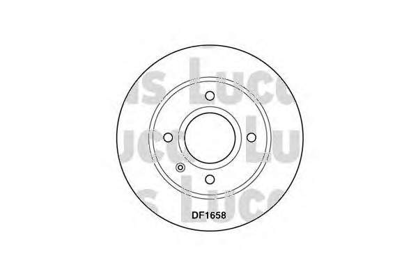 DF1658 Lucas тормозные диски