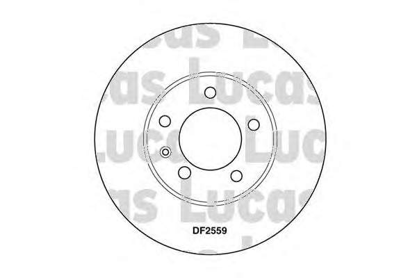 Disco do freio dianteiro ADJ134352 Blue Print