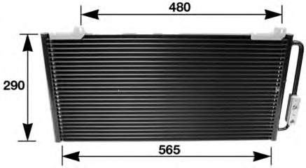8FC351035641 HELLA radiador de aparelho de ar condicionado