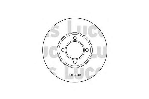 Disco do freio traseiro 8586510 Brembo