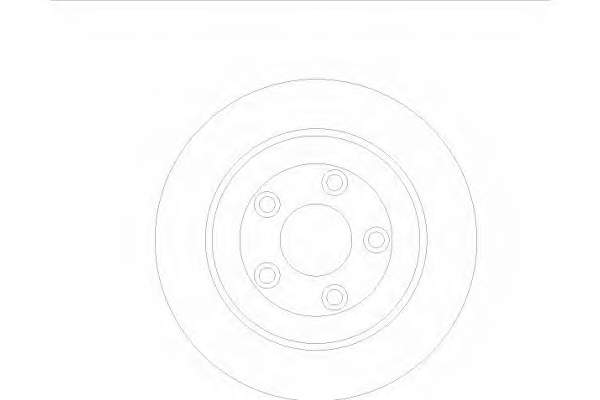 Тормозной диск JAGUAR XR858224