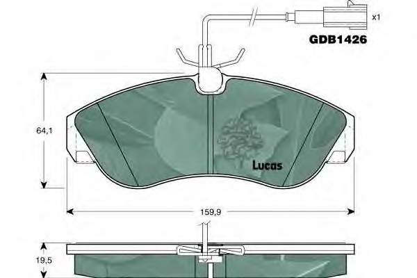 Купить 5040188 Autotechteile Колодки тормозные