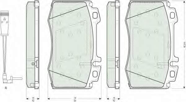 Купить 986494576 Bosch Колодки тормозные