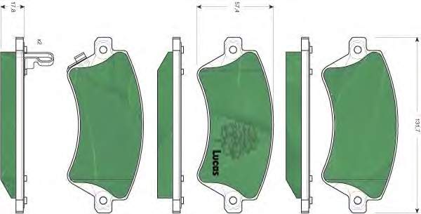 Купить GK1055 CTR Колодки тормозные