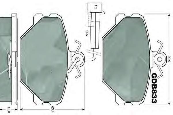 Купить D482E Intelli Колодки тормозные