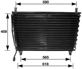 300567 ACR radiador de aparelho de ar condicionado