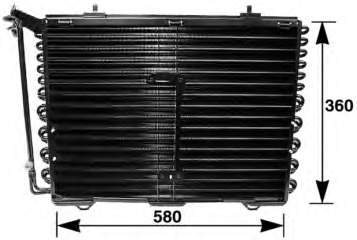 8FC351036011 HELLA radiador de aparelho de ar condicionado