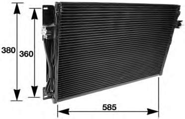 Radiador de aparelho de ar condicionado para Volvo S70 (LS, LT)