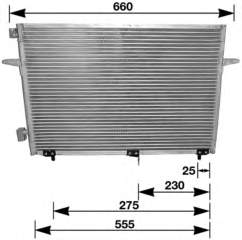 Radiador de aparelho de ar condicionado para Ford Scorpio (GNR, GGR)