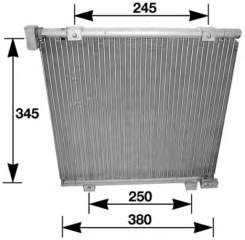 Radiador de aparelho de ar condicionado para Honda Civic (EJ9, EK3/4)