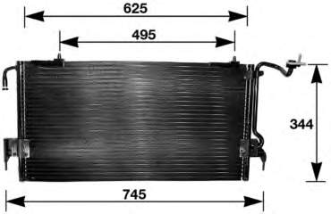 8FC351037151 HELLA radiador de aparelho de ar condicionado