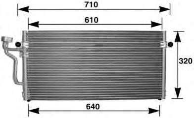 8FC351037371 HELLA radiador de aparelho de ar condicionado