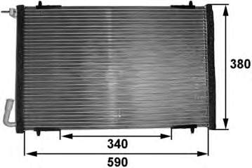 8FC351037511 HELLA radiador de aparelho de ar condicionado