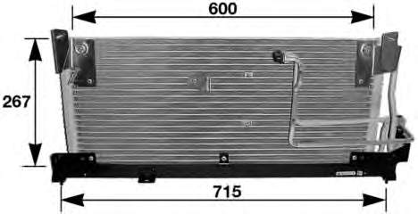 8FC351037581 HELLA radiador de aparelho de ar condicionado