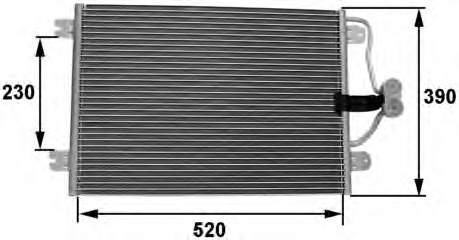 8FC351037751 HELLA radiador de aparelho de ar condicionado